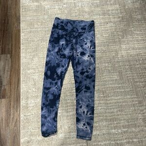 Blue tie dye Glyder Leggings